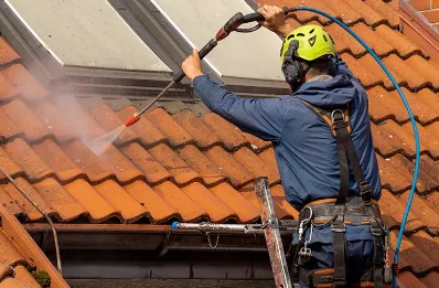 Démoussage et hydrofuge de toiture à Feucherolles